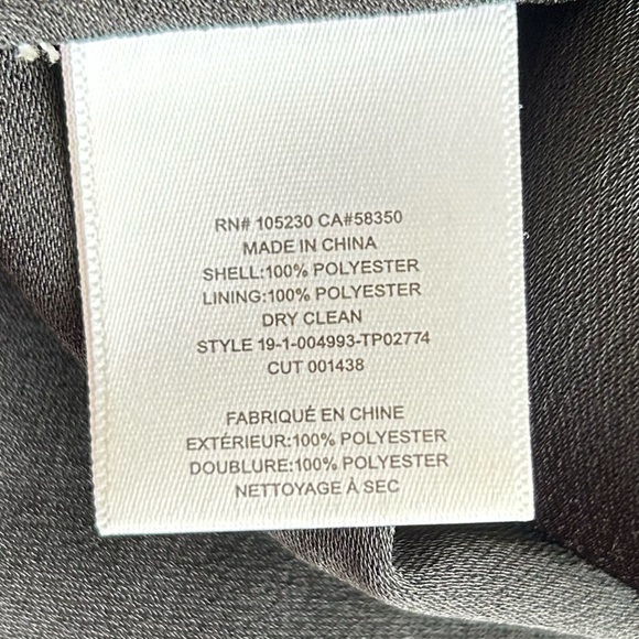 JOIE Monisha Black Shawl Collar Peplum Blouse Sz M - Picture 13 of 14